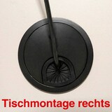 Artikelbild 1 für röhr Kabeldurchführung 6,0 cm anthrazit, Artikelnummer 844443