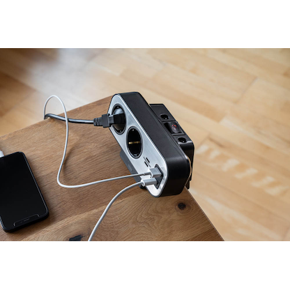 Artikelbild 8 für brennenstuhl estilo Duplex USB 10-fach Tischsteckdose 2,0 cm schwarz, Artikelnummer 482552