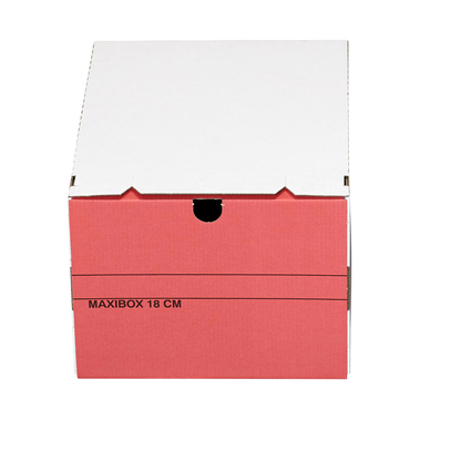 Artikelbild 6 für 10 Top-Print Archivboxen weiß/rot 24,4 x 32,1 x 18,5 cm, Artikelnummer 710996