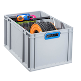 Artikelbild 1 für Allit ProfiPlus Eurobox grau, blau 40,0 x 60,0 x 32,0 cm, Artikelnummer 837240