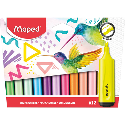Artikelbild 9 für maped Fluo Peps Textmarker farbsortiert, 12 St., Artikelnummer 966974