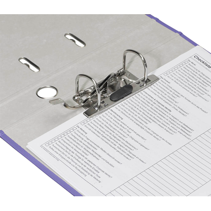 Artikelbild 5 für bene No.1 Power Ordner violett Kunststoff 8,0 cm DIN A4, Artikelnummer 594818