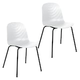 Artikelbild 1 für 2 meet powered by PAPERFLOW Besucherstühle VERTIGO CHVERTX2.01.13 weiß Kunststoff, Artikelnummer 590586