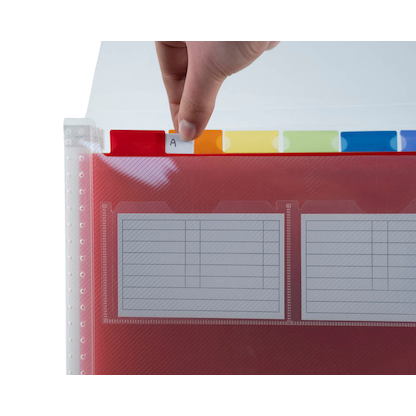 Artikelbild 6 für Exacompta Fächermappe Crystal 6 Fächer transparent, Artikelnummer 680989