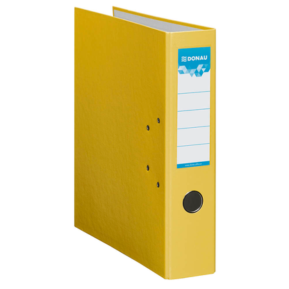 Artikelbild 2 für DONAU Klassik Ordner gelb Karton 7,5 cm DIN A4, Artikelnummer 184010