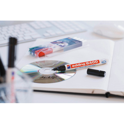 Artikelbild 2 für edding 8400 CD-Marker schwarz 0,5 - 1,0 mm, 1 St., Artikelnummer 778365