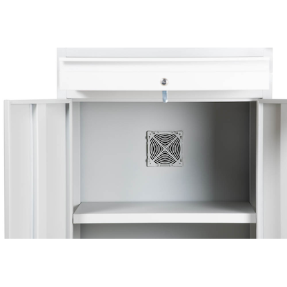 Artikelbild 3 für Gürkan PC-Schrank grau, Artikelnummer 564652