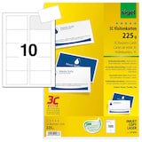 Artikelbild 1 für 100 SIGEL Visitenkarten LP850 satiniert weiß 225 g/qm, Artikelnummer 855189