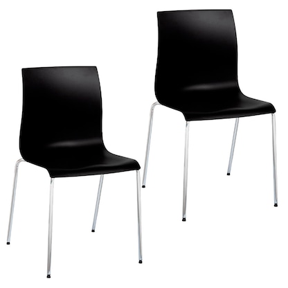 Artikelbild 12 für 2 meet powered by PAPERFLOW Besucherstühle ARKO CHARKOX2.25.01 schwarz Kunststoff, Artikelnummer 590616