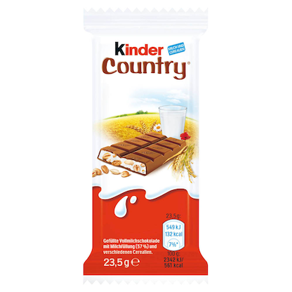 Artikelbild 2 für kinder Country Schokoriegel 9 St., Artikelnummer 977905