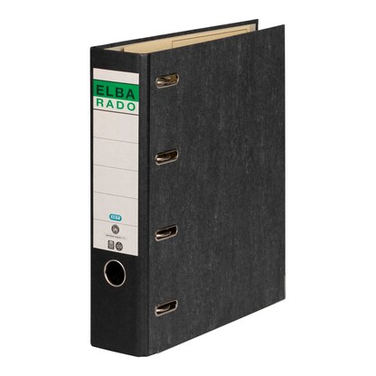 Artikelbild 17 für ELBA Wolkenmarmor-Papier Doppelordner schwarz Karton 7,5 cm, Artikelnummer 117630