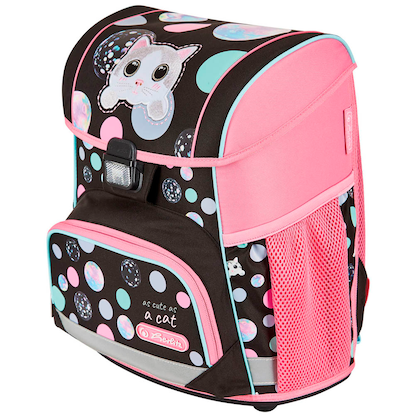 Artikelbild 3 für herlitz Schulranzen-Set Loop Plus Cute Cat Kunstfaser rosa, Artikelnummer 893602