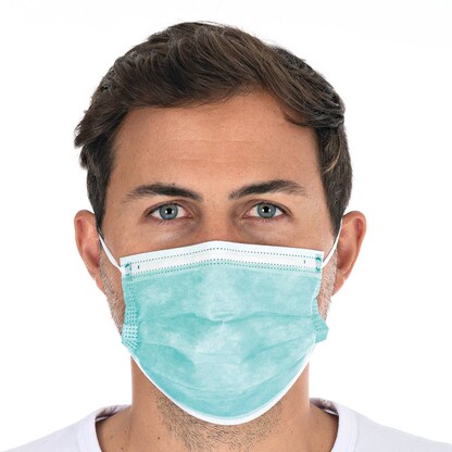 Artikelbild 12 für HYGOSTAR medizinischer Mundschutz DIN EN 14683 Typ II R, 50 St., Artikelnummer 500359