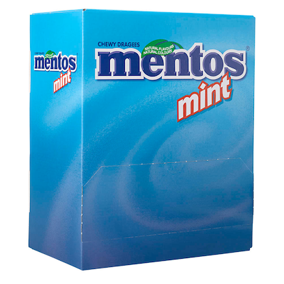 Artikelbild 2 für mentos mint Duo Kaubonbons 250x 2 Dragees, Artikelnummer 155224
