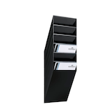 Artikelbild 1 für DURABLE Wandprospekthalter FLEXIBOXX schwarz DIN A4 hoch 6 Fächer, Artikelnummer 350082