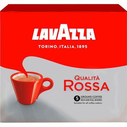 Artikelbild 19 für LAVAZZA Qualita Rossa Kaffee, gemahlen, Arabica- und Robustabohnen, Artikelnummer 126056