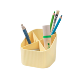 Artikelbild 1 für HAN Stiftehalter X-LOOP pastellgelb Kunststoff 4 Fächer 11,1 x 11,1 x 10,5 cm, Artikelnummer 372512
