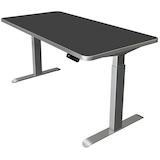 Artikelbild 1 für Kerkmann Move 3 Premium elektrisch höhenverstellbarer Schreibtisch anthrazit rechteckig, T-Fuß-Gestell silber 160,0 x 80,0 cm, Artikelnummer 174013