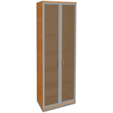 Artikelbild 1 für fm Aktenschrank Sidney, 4260267329153 buche, Acrylglas satiniert 5 Fachböden 80,0 x 44,2 x 222,1 cm, Artikelnummer 565024