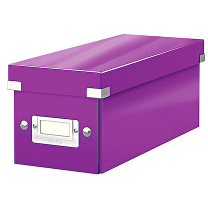 Artikelbild 2 für AKTION: LEITZ CD-/DVD-Box Click & Store violett, 1 St. mit Prämie nach Registrierung, Artikelnummer 211040