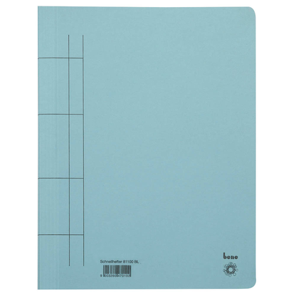 Artikelbild für 25 bene Schnellhefter Karton blau DIN A4, Artikelnummer 600528