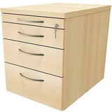 Artikelbild 1 für fm Sidney Rollcontainer königsahorn 4 Auszüge 43,4 x 60,0 x 54,0 cm, Artikelnummer 137747