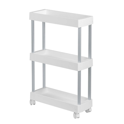 Artikelbild 3 für WENKO Nischenwagen Mino weiß 18,0 x 45,0 x 80,0 cm, Artikelnummer 811154