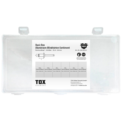 Artikelbild 3 für TOX Blindnieten-Sortiment BASIC 400-teilig, Artikelnummer 560138