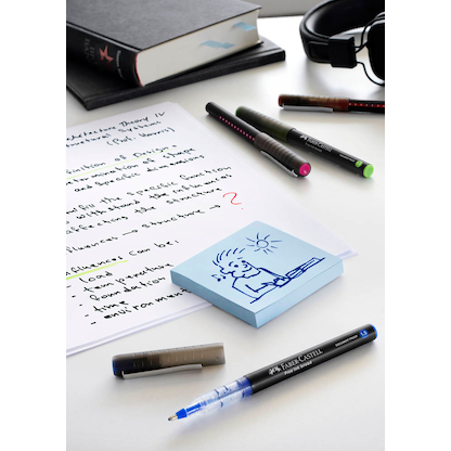 Artikelbild 3 für FABER-CASTELL Free Ink Tintenroller grau 1,5 mm, Schreibfarbe: rot, 1 St., Artikelnummer 589766