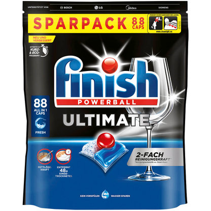 Artikelbild 3 für finish POWERBALL ULTIMATE Spülmaschinentabs 88 St., Artikelnummer 530419