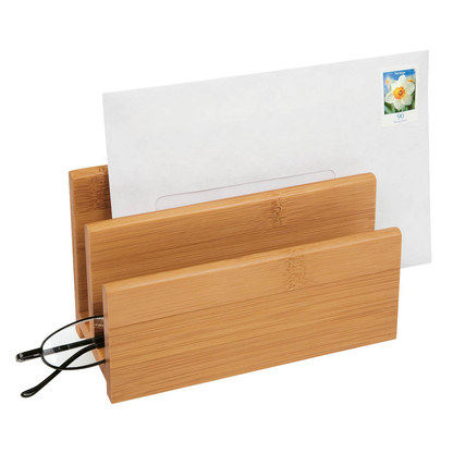 Artikelbild 2 für WEDO Briefständer Bambus braun, Artikelnummer 260149