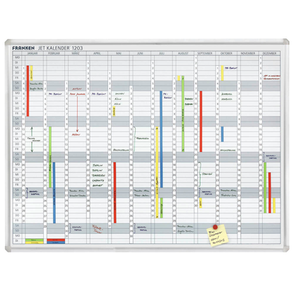 Artikelbild für FRANKEN JetKalender® 1203 Jahresplaner, Monatseinteilung 120,0 x 90,0 cm, Artikelnummer 343487