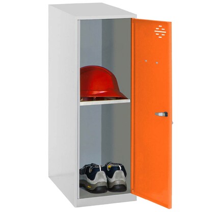 Artikelbild für Simonrack Spind SIMONLOCKER DISM grau, orange 8425437116704, 1 Schließfach 30,0 x 50,0 x 91,5 cm, Artikelnummer 354583