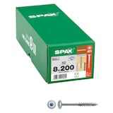 Artikelbild 1 für SPAX® Holzbauschrauben T40 Tellerkopf WIROX 0251010802005 8 mm x 200 mm, 50 St., Artikelnummer 397309