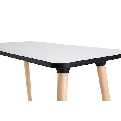 Artikelbild 4 für PAPERFLOW easyHome HOP Schreibtisch weiß rechteckig, 4-Fuß-Gestell buche 114,0 x 60,0 cm, Artikelnummer 381952