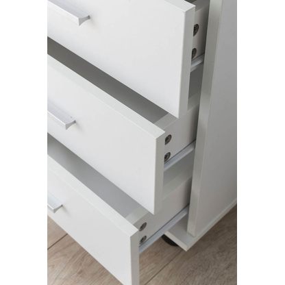 Artikelbild 8 für WOHNLING Rollcontainer weiß 4 Auszüge 40,0 x 33,0 x 70,5 cm, Artikelnummer 540957