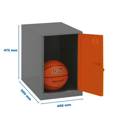 Artikelbild 2 für Simonrack Spind SIMONLOCKER DISM anthrazit, orange 8425437117695, 1 Schließfach 40,0 x 50,0 x 47,5 cm, Artikelnummer 355379