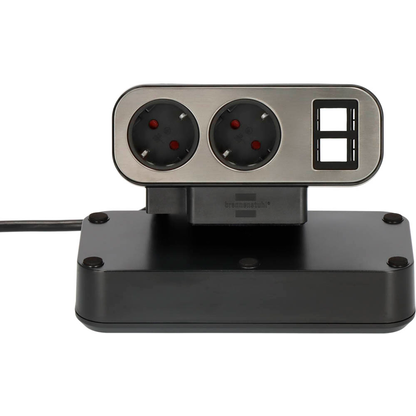 Artikelbild 7 für brennenstuhl estilo Duplex 10-fach Tischsteckdose 2,0 m schwarz, Artikelnummer 482614