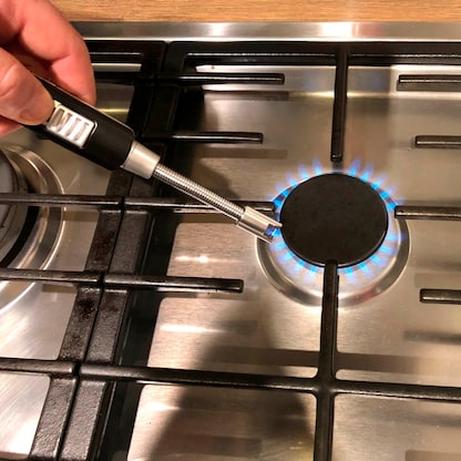 Artikelbild 3 für TFA® Lichtbogenfeuerzeug schwarz, silber, Artikelnummer 527587