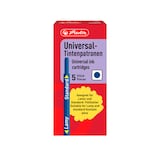 Artikelbild 1 für herlitz Universal Tintenpatronen für Füller blau 5 St., Artikelnummer 573828