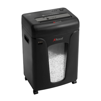 Artikelbild 3 für Rexel Mercury REM820 Aktenvernichter mit Partikelschnitt P-5, 2 x 15 mm, bis 8 Blatt, schwarz, Artikelnummer 185443