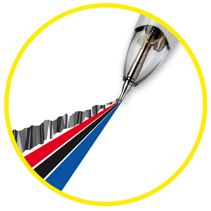 Artikelbild 8 für BIC 4-Farben-Kugelschreiber 4 Colours 3+1 HB grau, Schreibfarbe: schwarz, blau, rot, grau, 1 St., Artikelnummer 498782