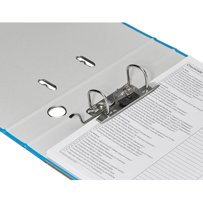 Artikelbild 3 für office discount Umwelt Ordner blau Karton 5,0 cm DIN A4, Artikelnummer 154138