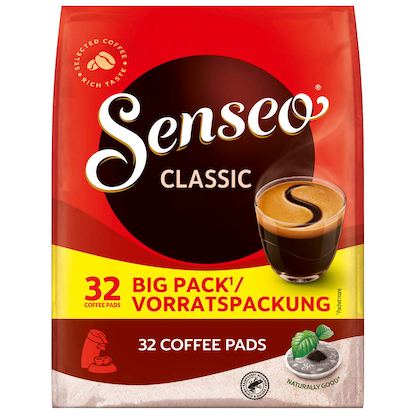 Artikelbild 2 für Senseo CLASSIC BIG PACK Kaffeepads, Arabica- und Robustabohnen 32 Pads, Artikelnummer 143667