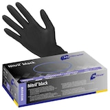 Artikelbild 1 für Meditrade® unisex Einmalhandschuhe Nitril® black schwarz Größe M, 100 St., Artikelnummer 242816