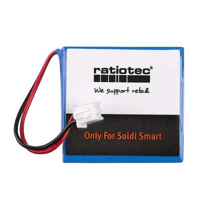 Artikelbild 20 für ratiotec Akku für Geldscheinprüfgeräte Smart Lithium-Ionen 600 mAh, Artikelnummer 476978