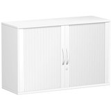 Artikelbild 1 für geramöbel Flex Rollladenschrank weiß, silber 1 Fachboden 120,0 x 42,5 x 72,0 cm, Artikelnummer 876793