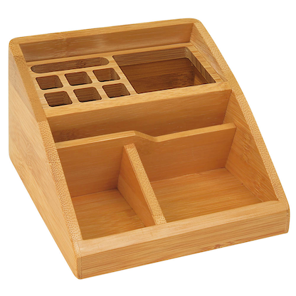 Artikelbild 6 für WEDO Schreibtisch-Organizer Bambus braun Bambus 4 Fächer 12,3 x 15,4 x 9,0 cm, Artikelnummer 260087
