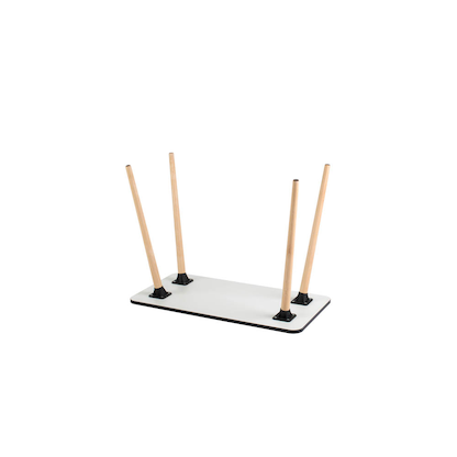 Artikelbild 5 für PAPERFLOW easyHome HOP Schreibtisch weiß rechteckig, 4-Fuß-Gestell buche 114,0 x 60,0 cm, Artikelnummer 381952