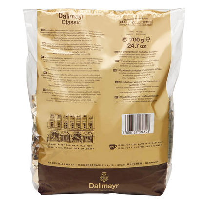 Artikelbild 4 für Dallmayr Classic Kaffeepads, Arabica- und Robustabohnen 100 Pads, Artikelnummer 457700